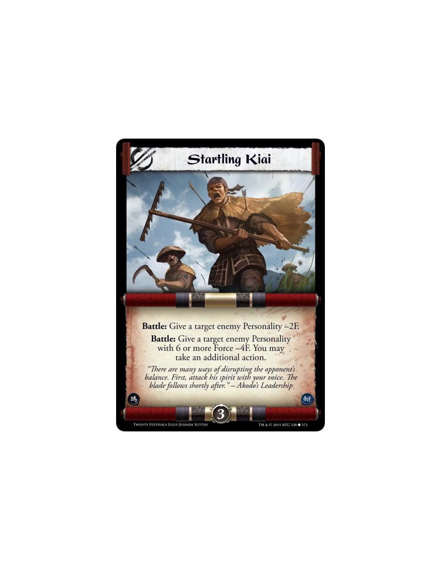 Startling Kiai  -     Battle: Give a target enemy Personality -2F. Battle: Give a target enemy Personality with 6 or more Force 