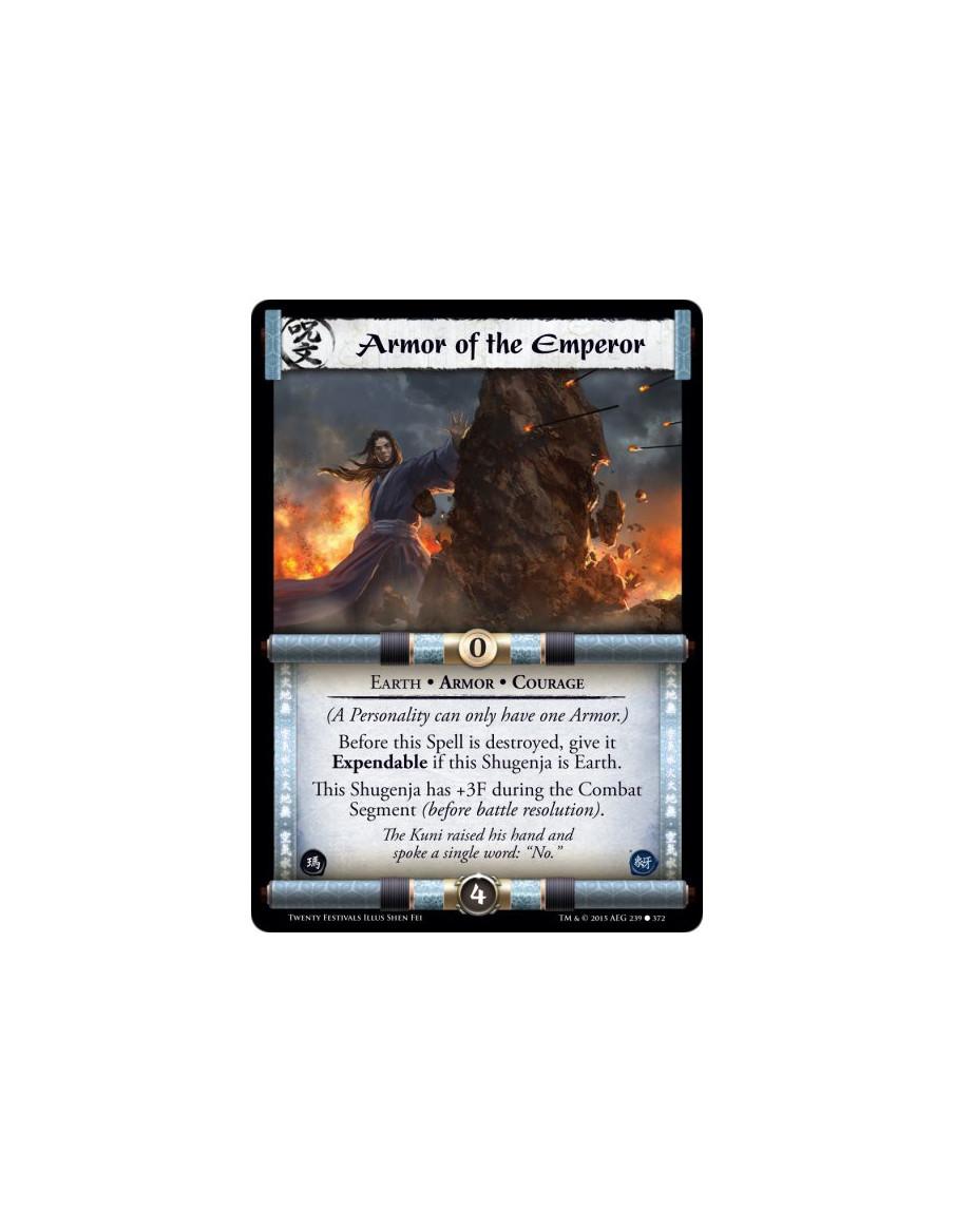 Armor of the Emperor  - Armor • Courage • Earth                    (A Personality can only have one Armor.)Before this Spell is 