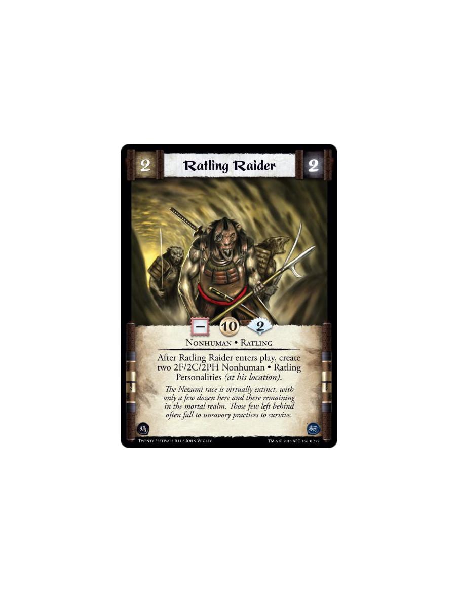 Ratling Raider FOIL  - Nonhuman • Ratling    After Ratling Raider enters play, create two 2F/2C/2PH Nonhuman • Ratling Personali