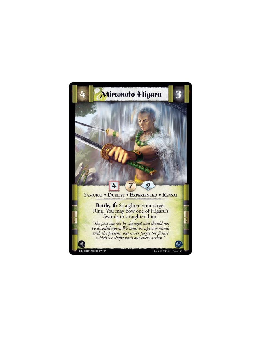 Mirumoto Higaru Exp FOIL  - Samurai • Duelist • Experienced • Kensai          Battle, w: Straighten your target Ring. You may bo