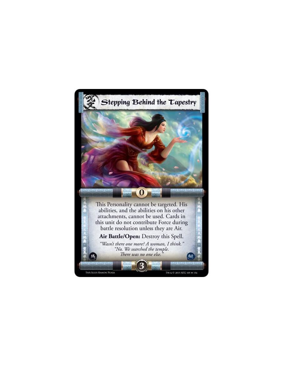 Stepping Behind The Tapestry  -             This Personality cannot be targeted. His abilities, and the abilities on his other a