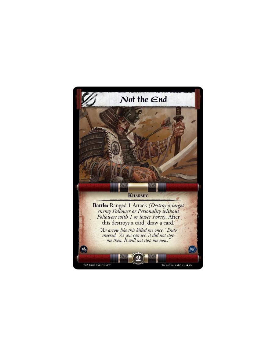 Not the End  - Kharmic              Battle: Ranged 1 Attack (Destroy a target enemy Follower or Personality without Followers wi
