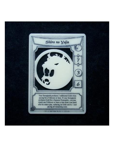 Ivory Stronghold: Shiro no Yojin (LI)  - La Fortaleza representa tu Clan y, generalmente, define tu estilo de juego. Te presenta