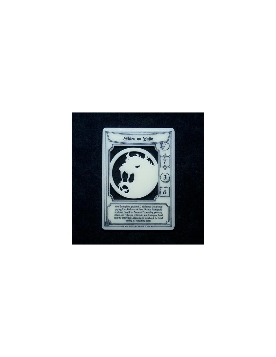 Ivory Stronghold: Shiro no Yojin (LI)  - La Fortaleza representa tu Clan y, generalmente, define tu estilo de juego. Te presenta