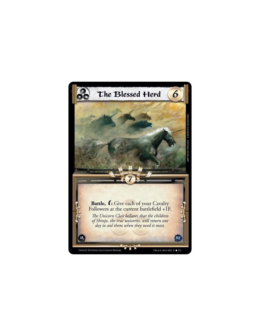 The Blessed Herd FOIL  - Battle, w: Give each of your Cavalry Followers at the current battlefield +1F.