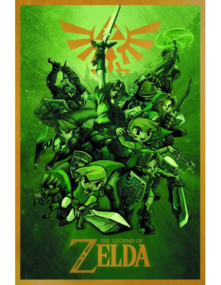 Poster 3D Legend of Zelda
