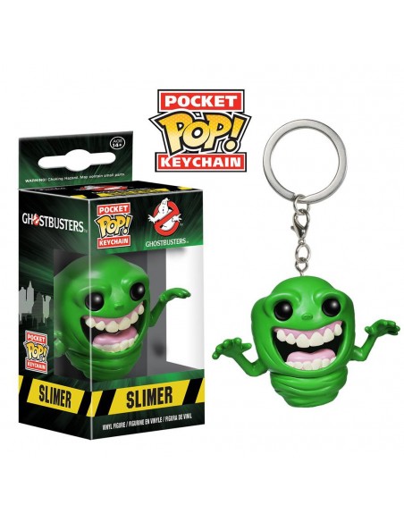 Keychan Pocket Pop Slimer. Ghostbuster
