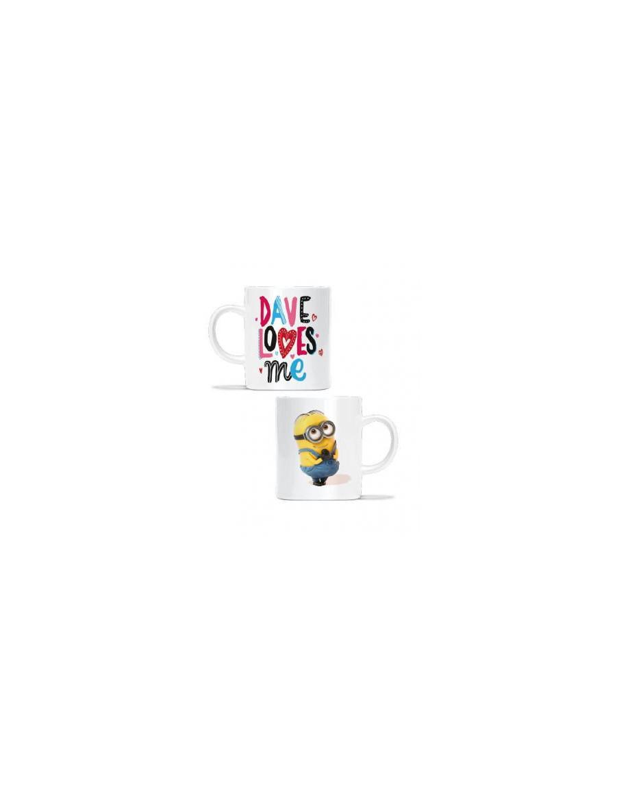 Taza Minions Dave loves me