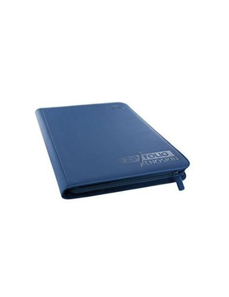 Ultimate Guard Xenoskin Zipfolio Blue (9 Pockets)  - Ultimate Guard Xenoskin Zipfolio Blue (9 Pockets)