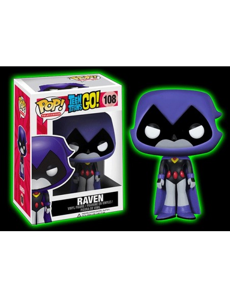 Pop Raven Glows in the dark. Teen Titans Go!