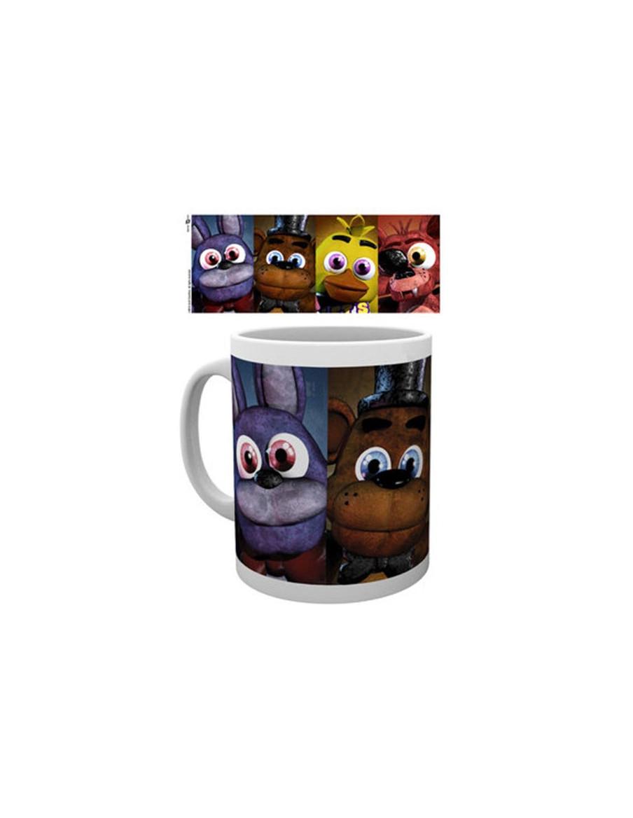 Taza Five Nights at Freddy´s: Caras