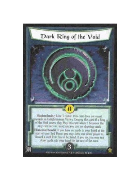 Dark Ring of the Void