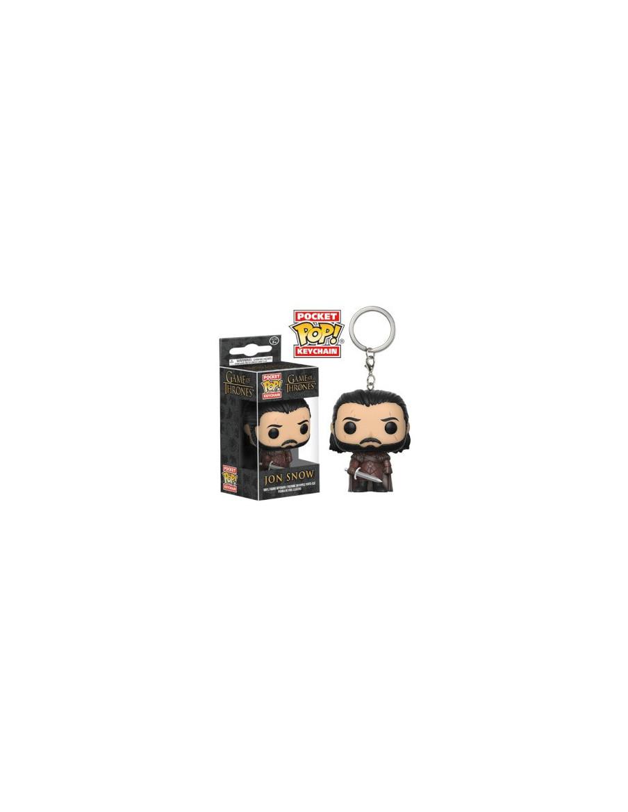 Pop Keychain Jon Snow with Scars . Game of Thrones