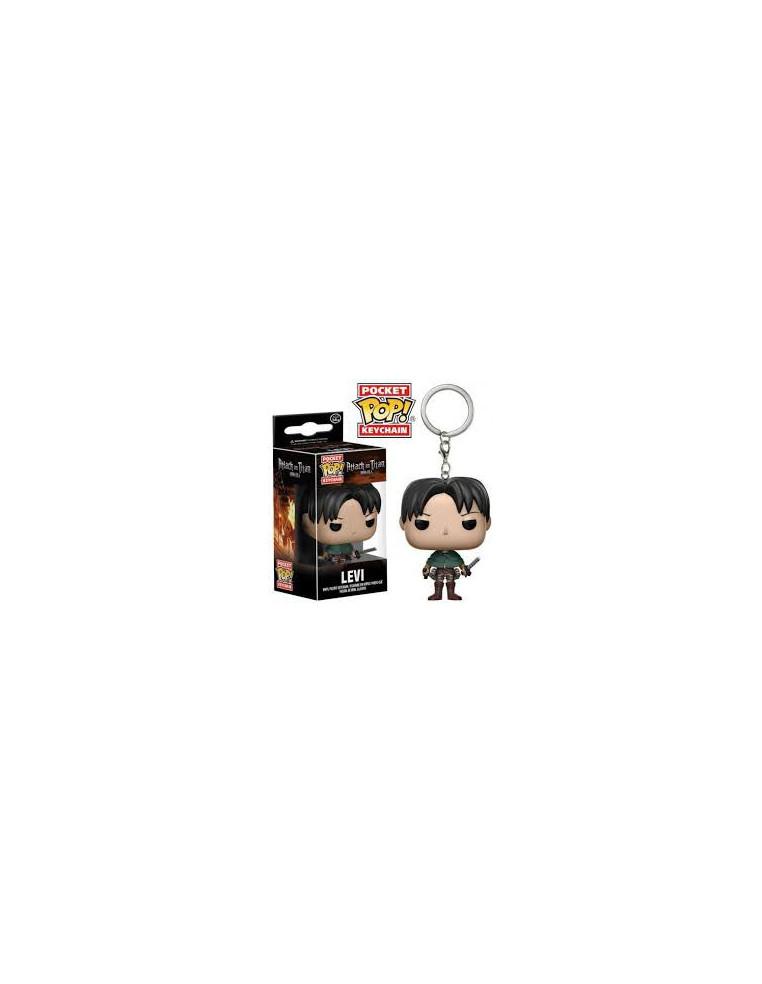 Funko Pop Keychain Attack on Titan Levi Ackerman Action Figure