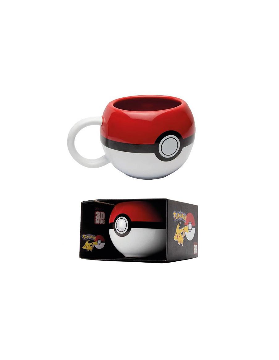 Taza Pokemon Pokeball 3D