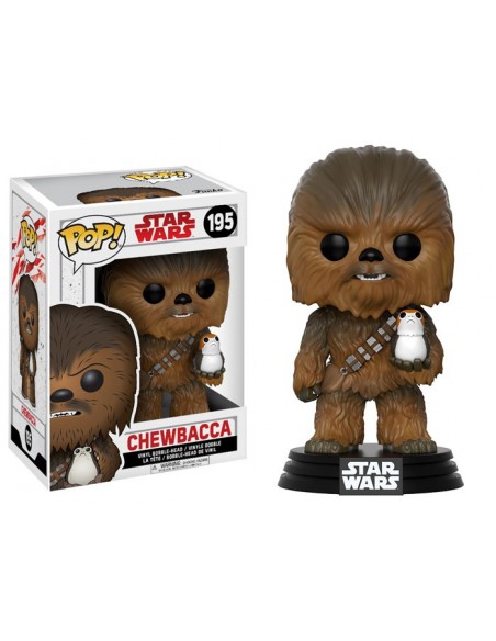 Pop Chewbacca con Porg. Star Wars