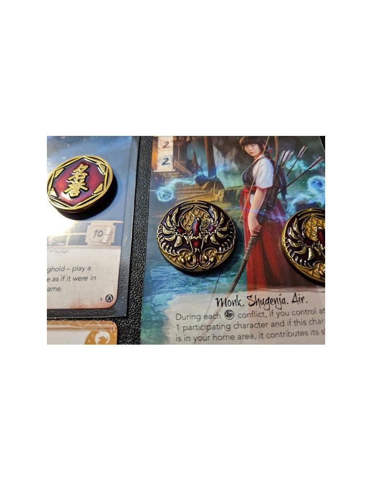 Tokens de Lujo. Clan Fénix Oscuro. Individual.