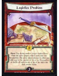 Logistics Problem - Open: Play during another player's Action Phase when the active player controls more than five Personalitie