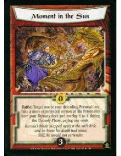 Moment in the Sun - Battle: Target one of your defending Personalities. Take a more-experienced version of the Personality from