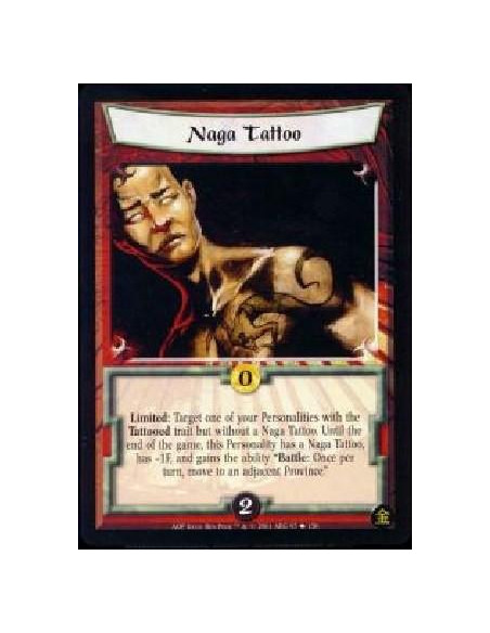 Naga Tattoo  - Limited: Target one of your Personalities with the Tattooed trait but without a Naga Tattoo. Until the end of the