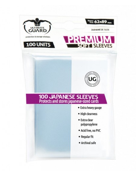 Ultimate Guard Premium Soft Sleeves 62x89 - Japanese Size