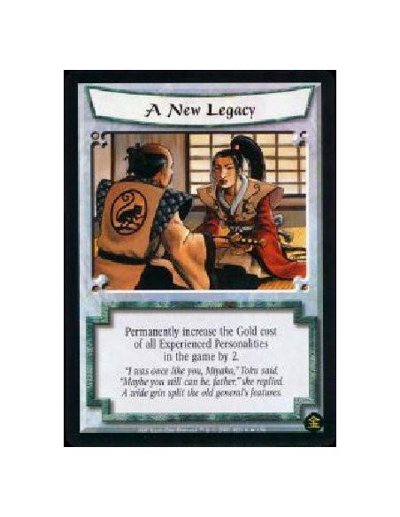 A New Legacy  - Permanently increase the Gold Cost of all experienced Personalities in the game by 2.