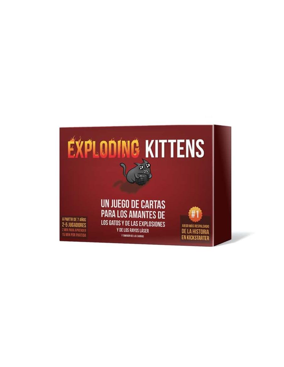 Exploding Kittens (Castellano)  - Exploding Kittens es un juego de cartas rápido y divertido, ideal para grupos amantes de los g