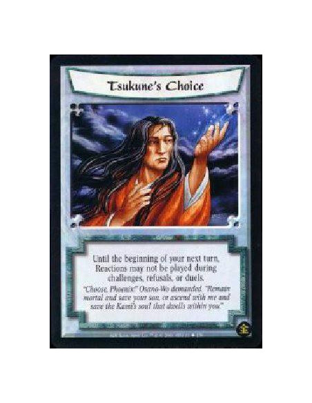 Tsukune's Choice (Signed by April Lee)  - Until the beginning of your next turn, Reactions may not be played during challenges, 