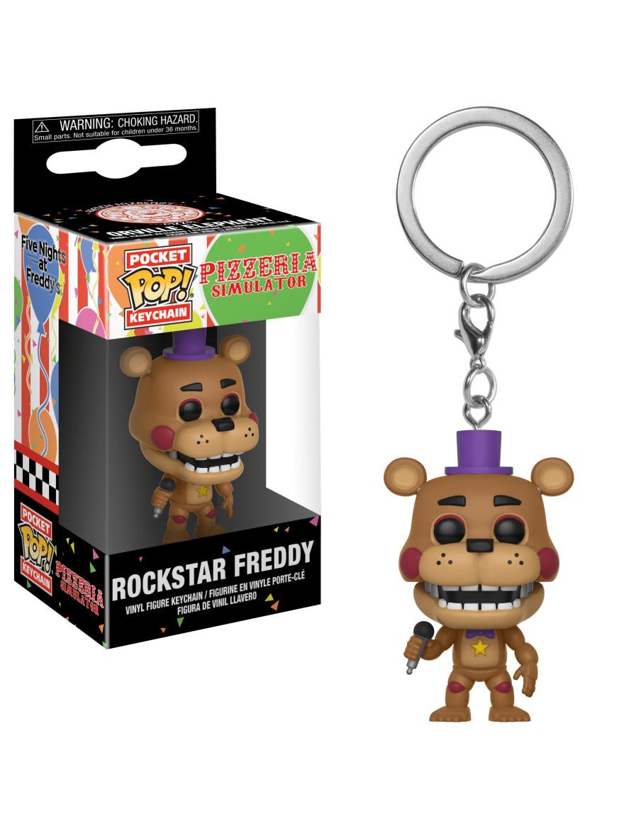 Llavero Pop Rockstar Freddy. Five Night at Freddy's