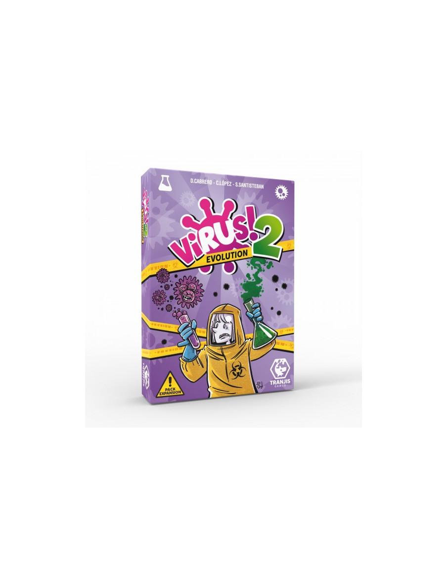 Virus 2 Evolution  - Virus 2 Evolution es una expansión para el famoso juego de cartas Virus. Añade más diversión todavía en for