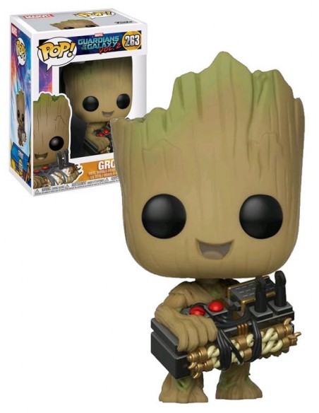 Pop Groot with bomb. Guardians of the Galaxy 2
