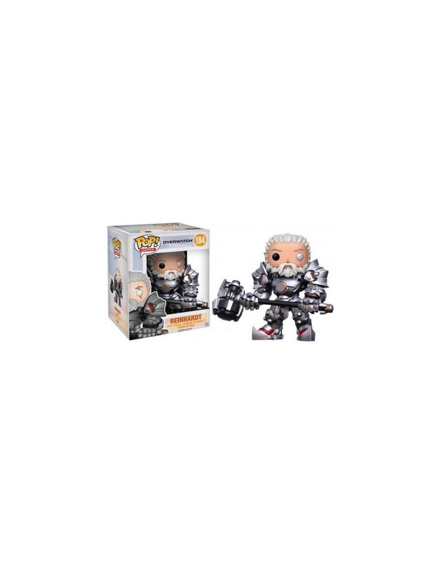 Pop Reinhardt sin casco. Overwatch