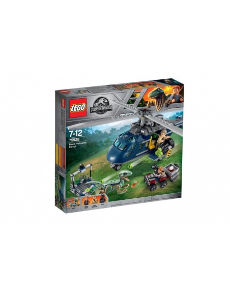 Lego Jurassic World: Persecución en helicóptero de Blue 75928