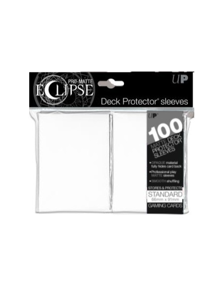 Sleeves Ultra Pro Eclipse Matte Artic White (66x91mm) (100)