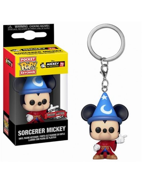 Keychain Pop Sorcerer Mickey. Mickey 90 Years