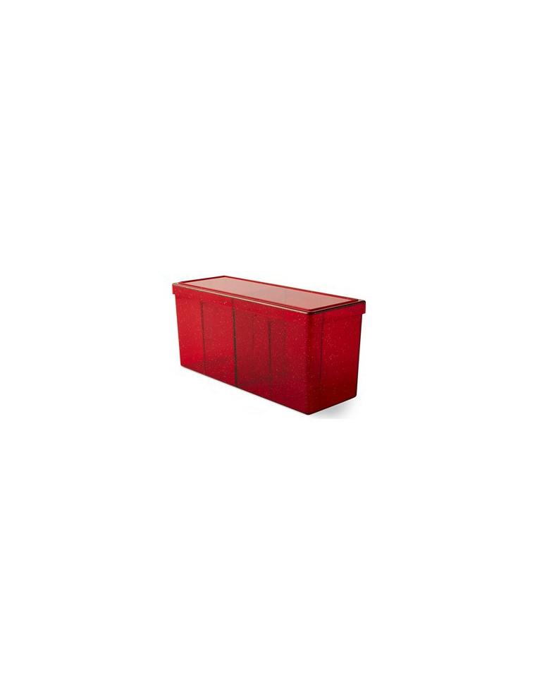 Deck box 4 Compartment 320+ cards. Gamegenic Red  - 