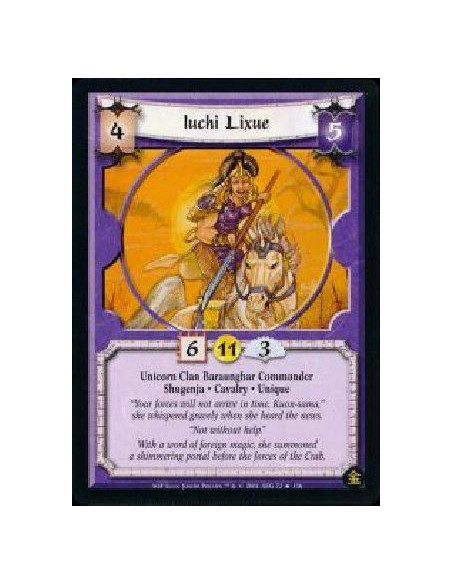 Iuchi Lixue  - Unicorn Clan Baraunghar Commander * Shugenja * Cavalry * Unique