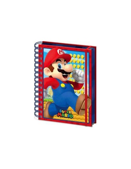 Cuaderno 3D Super Mario