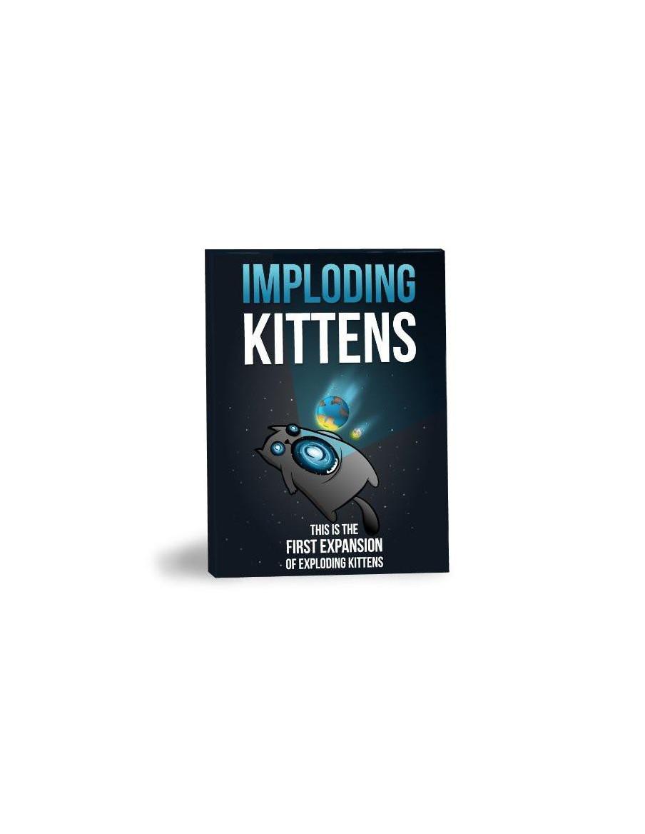 Exploding Kittens: Imploding Kittens  - CONTENIDO 20 cartas nuevas ilustradas por the oatmeal, una carta para ampliar la baraja 