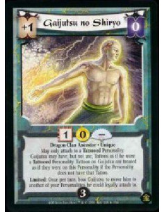 Gaijutsu no Shiryo FOIL - Dragon Clan Ancestor * Unique May only attach to a Tattooed Personality. Gaijutsu may have, but not u