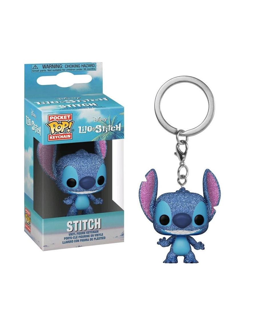 Llavero Pop Stitch Glitter. Lilo & Stitch  - 