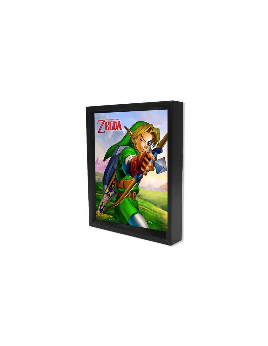 Poster 3D The legend of Zelda Ocarina Arrow