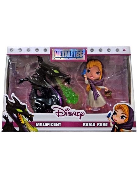 Disney Pack de 2 Metalfigs. Figuras Diescast Malefica y Briar Rose.