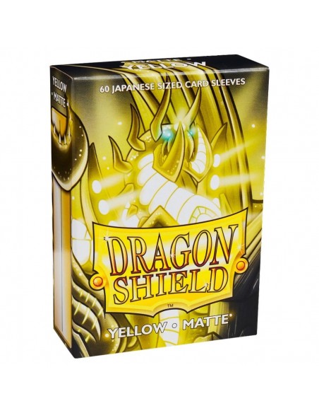 Dragon Shield Sleeves (59x86mm) - Yellow Matte (60)