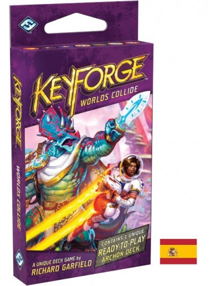 Keyforge. Worlds Collide. Arkonte deck Español