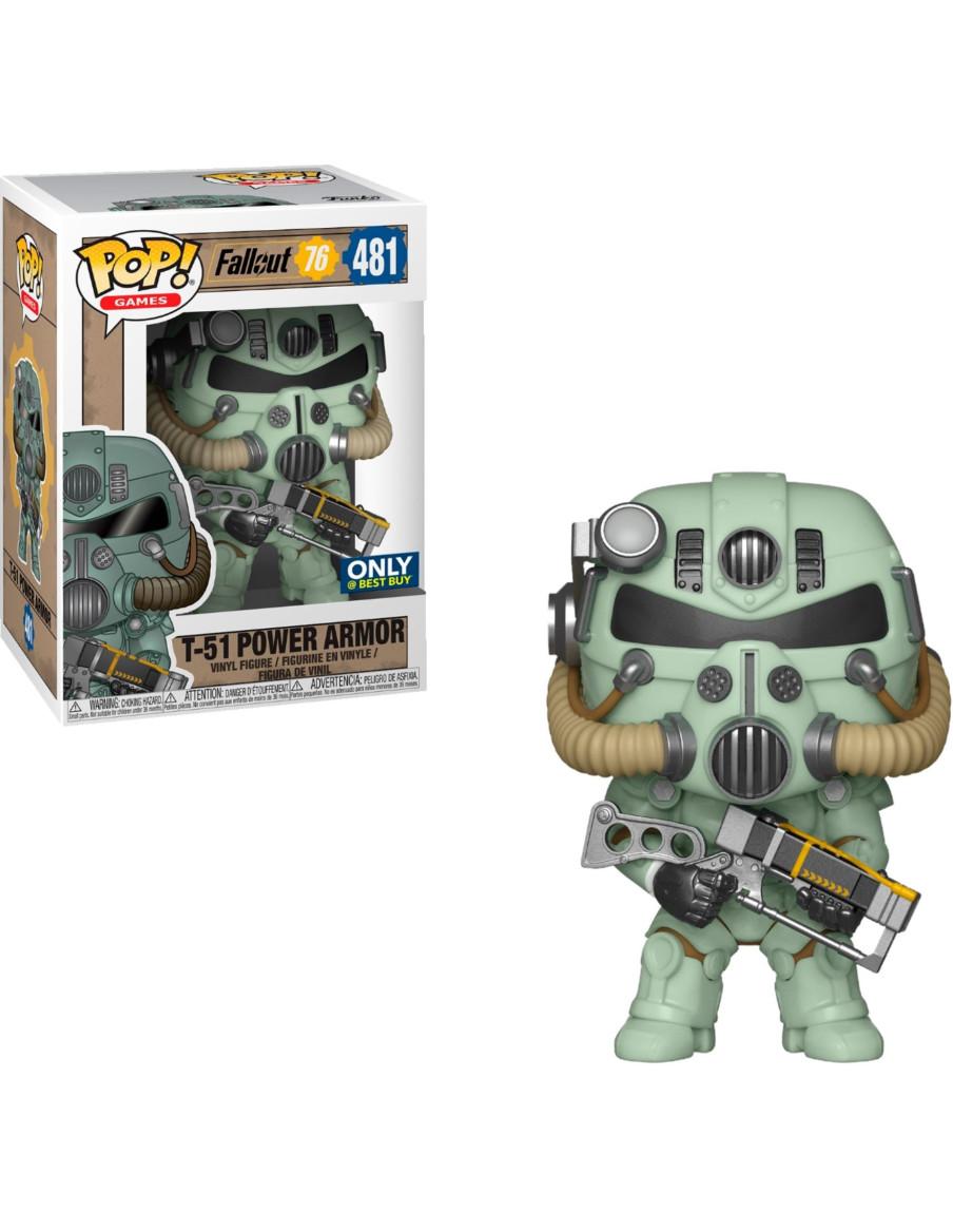 Pop T-51 Power Armor Green. Fallout 76