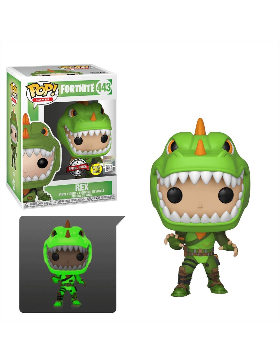 Pop Rex Brilla en la Oscuridad. Fortnite
