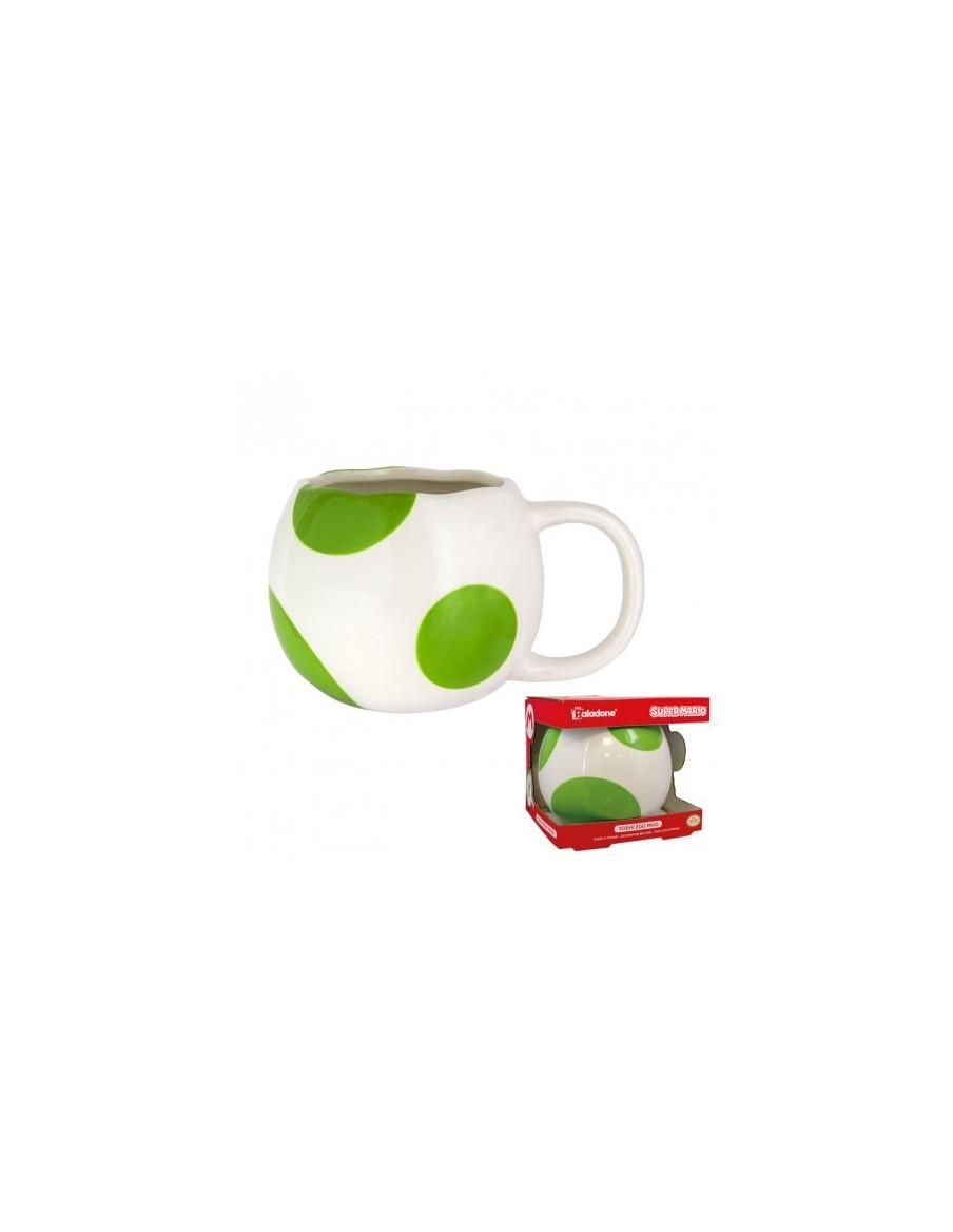 Taza Huevo de Yoshi. Super Mario