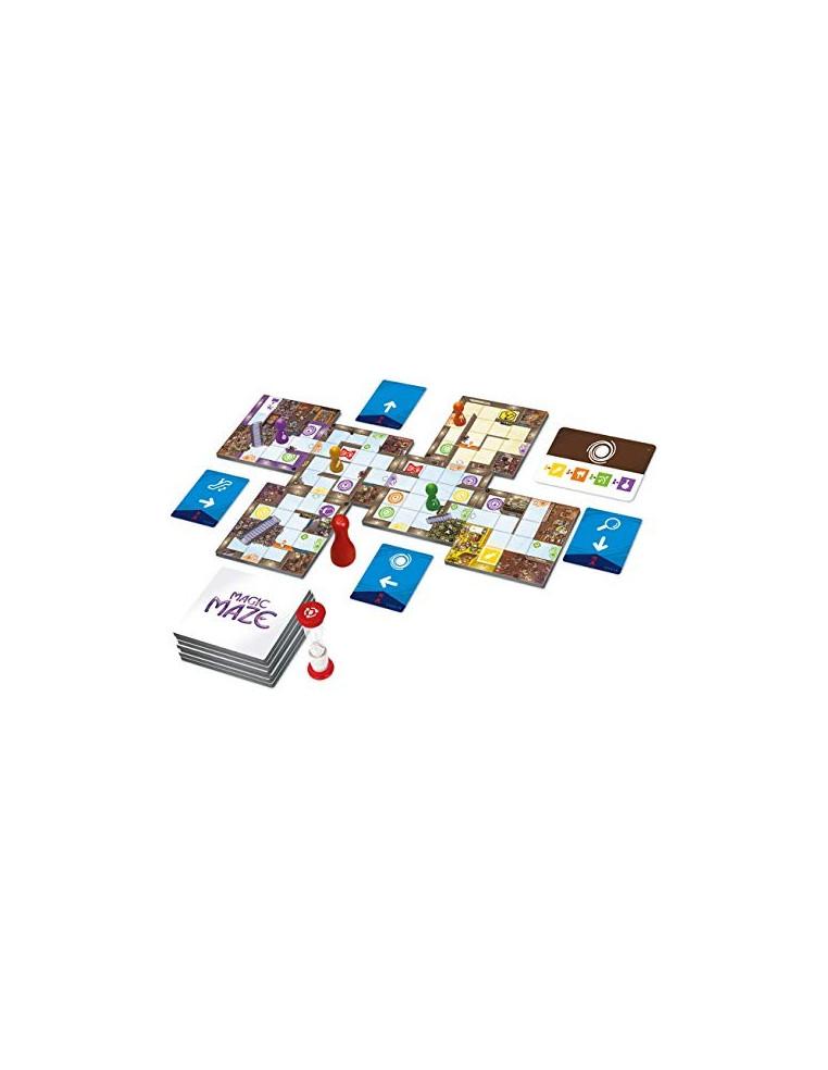 Magic Maze  - Magic Maze es un gran juego cooperativo, con el que jugarás en silencio realizando tus acciones y coordinándolas c