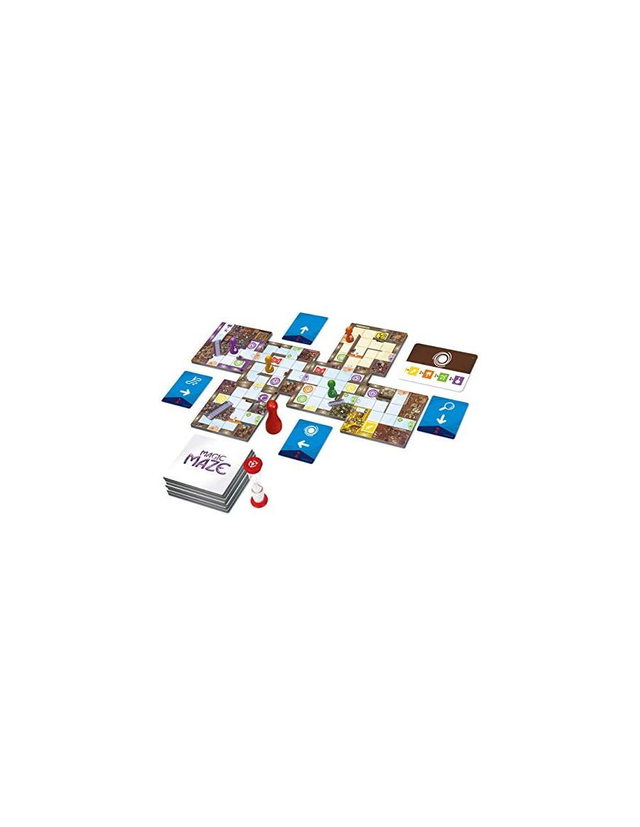 Magic Maze  - Magic Maze es un gran juego cooperativo, con el que jugarás en silencio realizando tus acciones y coordinándolas c